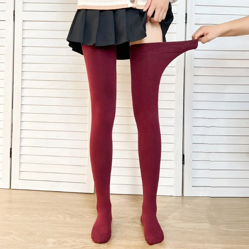 Women's solid color leggings - Autumn/Winter style
