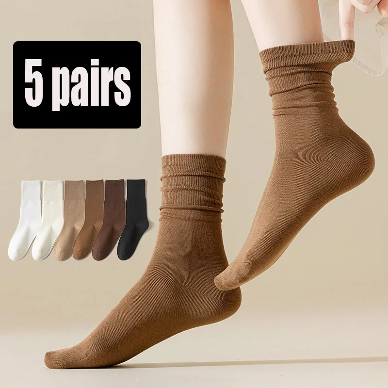 Short, multi-colored, exquisite women's socks
